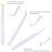 LUKEO Tweezers For Eyelash Extension Eyebrow Stainless Steel Set Beauty Precision Tweezers Makeup Tools 8pcs D - Buy Online on GoSupps.com