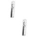 CLISPEED 4pcs Ultrafine Soft Toothbrush Travel Long Handle Toothpaste