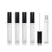 10 pieces 10 ml DIY Clearly refilled empty lip gloss tubes lip balm lipstick tube black cap with rubber inserts and transfer funnel tube for DIY lipstick make-up