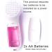Facial Cleansing Spin Brush Set with 7 Exfoliating Heads - Rose | Complete Face Spa System for Gentle Cleansing, Deep Scrubbing, and Dead Skin Removal - Buy Online on GoSupps.com