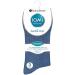 IOMI - 6 Pack Mens Loose Wide Top No Elastic Non Binding Cotton Diabetic Socks 7-12 Blue - Buy Online on GoSupps.com