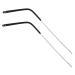Gleavi 1 pair of glasses arms arm legs of arms replacement glasses frame Exchange of the glasses brake Brille parts replacement bars for sunglasses Schnapps glass metal metal glasses frames 13.20x0.30cm