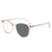 Firmoo Photochrome sunglasses Progressive Multifocal Reading Class For Women Men Anti Blue Light Filter Computer Glasses Reading Brille Multifocal Restrarian Leavings Eye load 2.0x pink