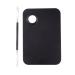 OUSIKA Black Makeup Blender Polished Mixing Plate Foundation Eyeshadow Blender Palette with Spatula Bar Color (Size : 75mm)