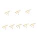 Angoily 8 STK razors Face tool Bartschneider for shaving trimmer plan milling milling milling cutter from metal eyebrows