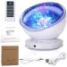 Ocean Wave Projector - 8 Lighting Modes Skylight Projection Lamp with Sleep Aids, Remote Control & Timer Function - Ideal for Children's Bedroom & Living Room Decor - White - Buy Online on GoSupps.com
