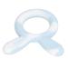 Baby Teething Toys Silicone Teethers Ring Shape Bunny Ear Bracelets for 3 Months Infant (White Blue) - Buy Online on GoSupps.com