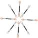 Baluue 100 Pcs Women Eyeshadow Brush Eyeshadow Brush Sponge Eyeshadow Eye Spoolie Brush - Buy Online on GoSupps.com