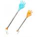 DCNIYT Telescopic Back Scratcher & Massager - Extendable Stainless Steel Itch Relief Tool (Orange) | International Shipping - Buy Online on GoSupps.com