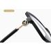 Buy Square Oversized Anti-Glare Blue Light Blocking Reading Glasses +3.50 - Classic Flat Light Mirror - Buy Online on GoSupps.com