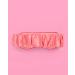 XO Fetti Pink Heart Embroidered Eye Mask | Bridesmaid Favor, Bachelorette Party Gift, Birthday Girl Supplies, Valentine's Day - Buy Online on GoSupps.com