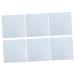 Homoyoyo 6pcs Clean Laptop Lens Cleaning Cloths Wipes LCD Screen Glasses Cloth Eyeglass Cloth Eyeglasses Cleaning Cloth Cleaning Supplies Lens Cloth Big Sheet