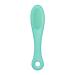 Cat Finger Brush Grooming Chin Scrubber Soft Chin Brush Non-Slip Multifunctional Finger Pet Supplies Cleaning Brush for Cats & Dogs Green