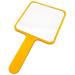 Hand-held Makeup Mirror Free Standing Mirror Hand Held Mirror Square Large Makeup Mirror Salon Barbers Hairdressers Tool Orange