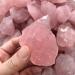 500g Natural Crystal raw Material Rough Rose Quartz Pink Quartz Stone Obelisk - Buy Online on GoSupps.com