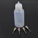 1 Oz Plastic Henna Bottle Applicator with 4 Stainless Steel Tips - Perfect for Art & Body Designs | International Shipping Available - Buy Online on GoSupps.com