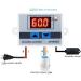Buy Digital Moisture Controller - 12V/220V Hygrometer & Hygrostat with Sensor & Cable Control Switch for Precision Moisture Management - Buy Online on GoSupps.com