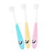 Ipetboom 3pcs toothbrush children cleaning brush - -Toy clean bristles Abs