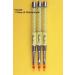 Nail Art Brush Ombre Nail Brush with Rhinestone Handle Manicure Drill Drawing Nails Brush Pen for Gel Nails Yellow Ombre brush - Buy Online on GoSupps.com