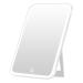 Flymiro Lighted Makeup Mirror with Lights, Vanity Mirror with LED Brightness Adjustable Portable USB Rechargeable, Light Up Tabletop Cosmetic Compact Mirror for Makeup,Travel