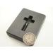 Gold Cross Graphite Mold Silver Necklace - .75 oz Custom High Density | 1-3/16 Size - Buy Online on GoSupps.com