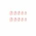 MISUD 24 pcs Short Square Press on Nails - Colorful Flower Design | Glossy Fake Nails for Summer | Cute Stick on Acrylic Nails - Buy Online on GoSupps.com