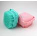 Silicone Massage Bath Brush - Blue | Exfoliating Body Scrubber - Buy Online on GoSupps.com