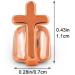 Punk Cross Mouth Teeth Tooth Single Grill Cap for Teeth Mouth Halloween Party Cosplay Accessories Teeth Grills Rose Gold - Buy Online on GoSupps.com