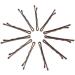 Dofash Bobby Pins Hair Pins Steel Hair Clips 3.5 cm / 1.38 Inch Hair Accessories Metal Pins for Women (Brown) - Buy Online on GoSupps.com
