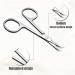 TARVIT Stainless Steel Craft & Manicure Scissors | Eyebrow Trimmer & Nose Hair Cutter for Precision Grooming | International Shipping Available - Buy Online on GoSupps.com