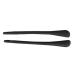 Eyeglass end pieces of metal glasses Sets of non-slip silicone tubes Replacement parts Silicone glasses accessories Black