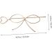 FRCOLOR metal hairclip bowknot hairpin hair clips metal Bridal hair stick Metal Bowknot Clip women hair pin barrettes for girls hollow-out hair stick self made hair accessories bride - Buy Online on GoSupps.com