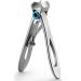 Lanko Nail Clipper Set Thick Toenail & Fingernail Cutter With Wide Jaw Opening Stainless Steel Nail File Ingrown Manicure Pedicure Kit For Men & Women Silver - Buy Online on GoSupps.com