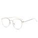 Blue light filter glasses women men metal frame retro blocking blue light gaming glasses computer glasses silver