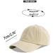 LANGZHEN Unisex Baseball Cap - 100% Cotton Adjustable Dad Hat for Men & Women - Khaki Washed Denim - Ideal for All Styles - Buy Online on GoSupps.com