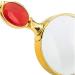 Handheld Glass Double Jade Handle Gold Full Metal Frame Enlargement Mirror Good Times - Buy Online on GoSupps.com