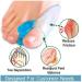 Blue Rabbit Ear Silicone Toe Corrector for Bunion Relief - Single Hole Protective Sleeve for Big Toe Alignment - Buy Online on GoSupps.com