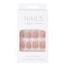 Brishow Pink French Press-On Nails 24 Ballerina Acrylic Short Artificial Nails for Women & Girls Easy Stick-On Manicure - Buy Online on GoSupps.com
