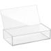 MDesign Large Cosmetics Organizer Box with Lid | Perfect Makeup Storage for Nail Polish & Powder | Transparent Makeup Organizer - Buy Online on GoSupps.com
