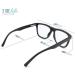 Buy Black Sturdy Frame Blue Light Reading Glasses for Men - Modern & Comfortable 1.25x Readers - Durable Design for All Face Shapes - Buy Online on GoSupps.com
