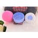 2 Pcs Pink and Blue Baby Powder Puffs with Talcum Powder Holder - Baby Skin Care Flutter - Buy Online on GoSupps.com