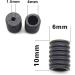 MBBEST 100PCS Cord Locks Silicone for Drawstrings - Adjustable Non Slip Stopper & Lanyard Buckle Barrel Connectors (50 Black 50 White) - Buy Online on GoSupps.com