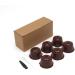  Houkiper Set of 6 refillable reusable coffee capsules 200/220 ml refillable stamps with 2 spoons and 2 brushes - Buy Online on GoSupps.com