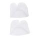 Healvian 1 Pair White Hallux Valgus Appliance Man Hallux Valgus Cover Hallux Valgus Protective Cover Protective Case Orthotics Toe Cover Shut up Man Woman Hallux Valgus Cover medium White
