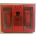 Red Intense Cologne 1.7 oz Shower gel 2.8 oz & 2.8 oz After Shave Balm 3Pc Set Active