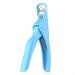 U Shape Nail Clippers Stainless Steel Edge Cutters for Nails French Nail Professional Nail Art Trimmer Manicure Tool (Color : Blue)