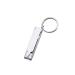 CHJHJKG Nail Clippers (Beauty) Stainless Steel Ultra-thin Foldable Hand Toe Nail Clippers Cutter with Keychain Cutter Trimmer Silver Nail Art Tool Key Ring
