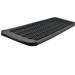 Silicone Heat Resistant Mat for Hair Straightener Curling Iron and Flat Iron Portable Mat and Pouch for Hair Styling Tools - Black