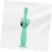 Kisangel Soft Bristle Toddler Toothbrush | Animal Teether Baby Toy Brush | Green Silicone Infant Toothbrush - Buy Online on GoSupps.com