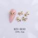 10pcs Nail Art Ribbon Bow Studs Silver Golden Metal 3D Butterfly Charms Nail Decoration Manicure DIY Design Accessories (8030) - Buy Online on GoSupps.com